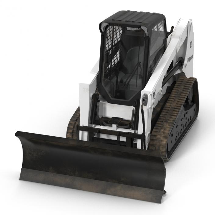 3D model Compact Tracked Loader Bobcat With Blade