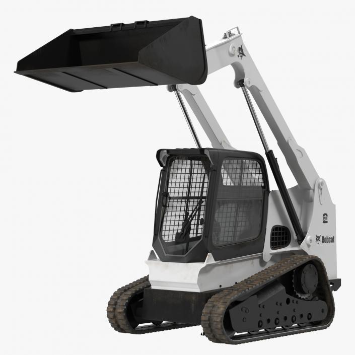 Bobcat Compact Tracked Front Loader Rigged 2 3D model