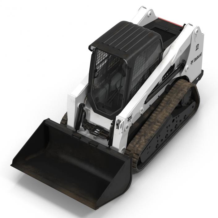 Bobcat Compact Tracked Front Loader Rigged 2 3D model