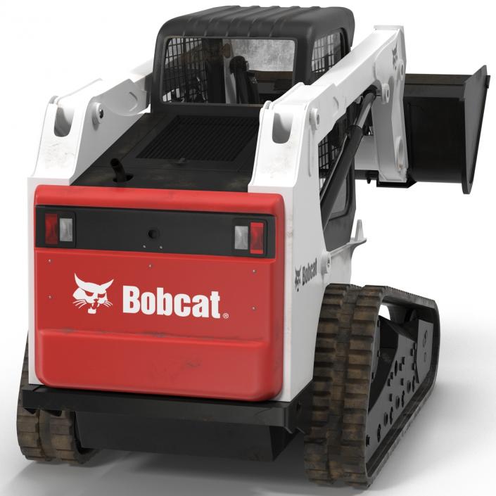 Bobcat Compact Tracked Front Loader Rigged 2 3D model