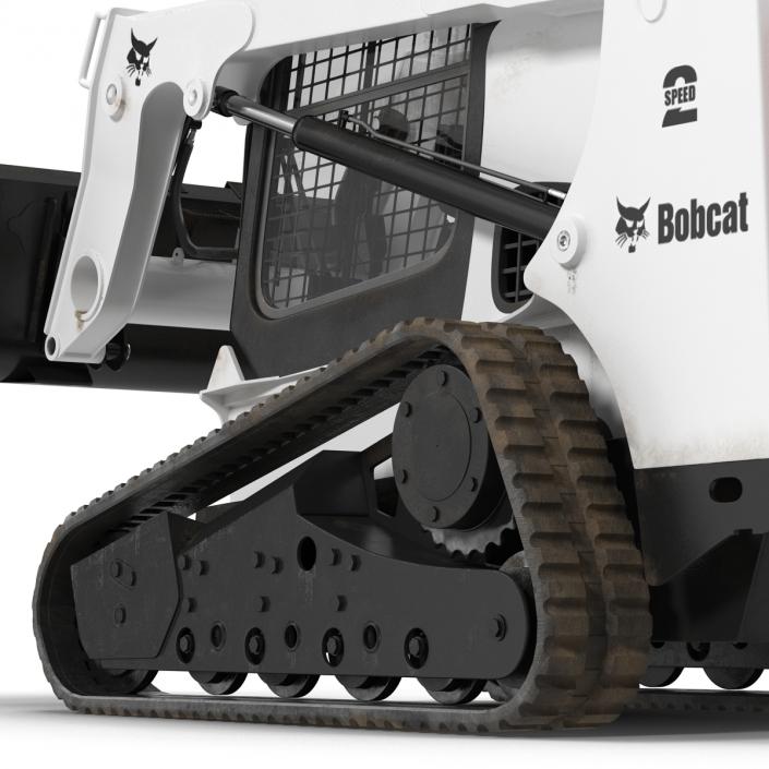 Bobcat Compact Tracked Front Loader Rigged 2 3D model