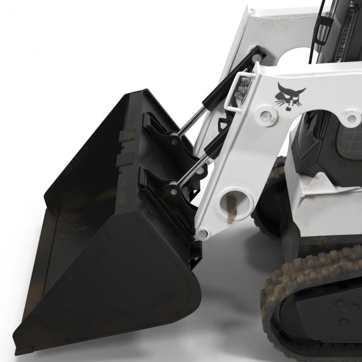 Bobcat Compact Tracked Front Loader Rigged 2 3D model