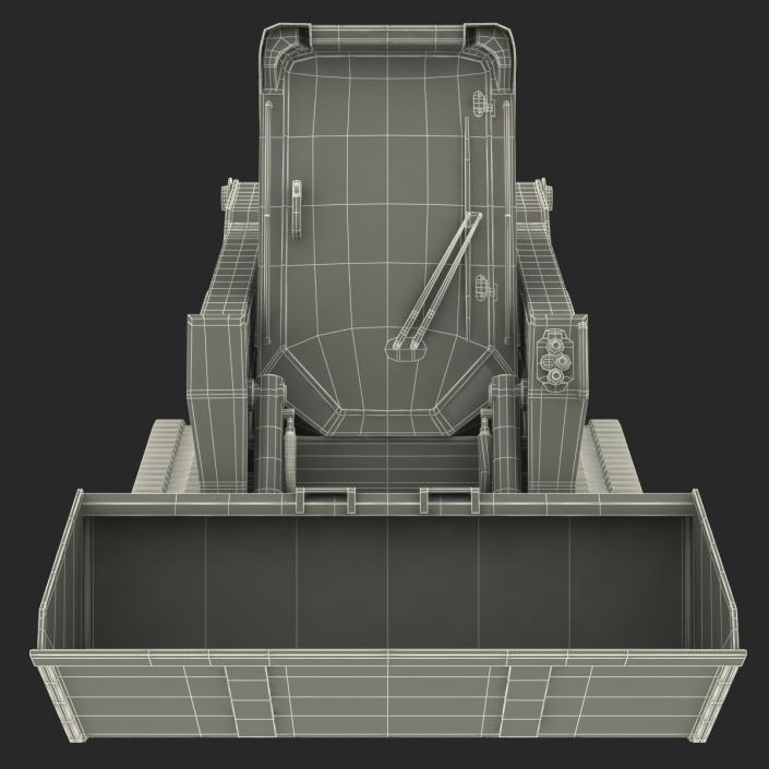 Bobcat Compact Tracked Front Loader Rigged 2 3D model