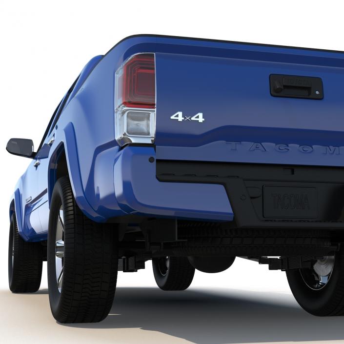 3D Toyota Tacoma 2016 model