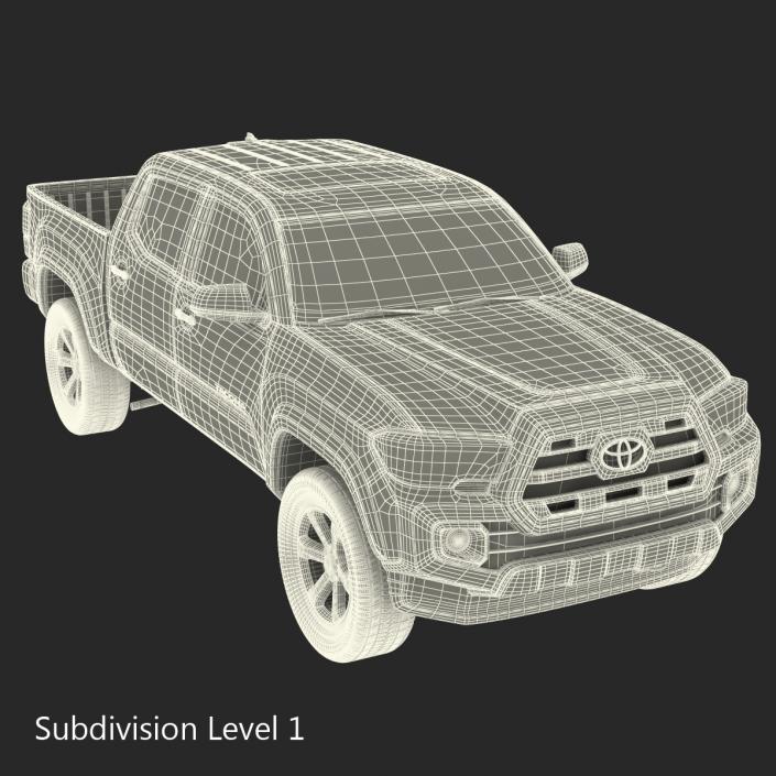 3D Toyota Tacoma 2016 model