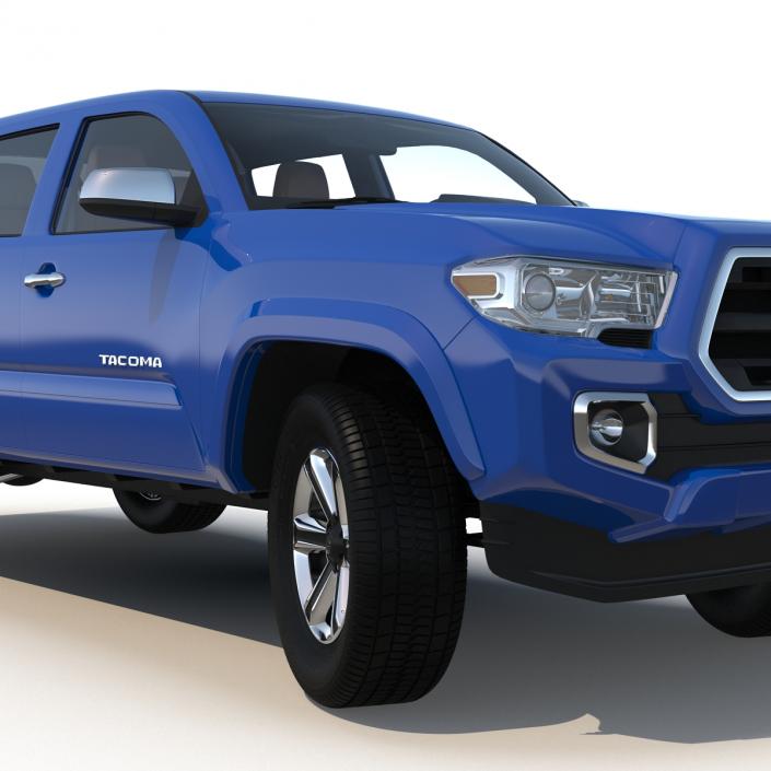 3D model Toyota Tacoma 2016 Rigged