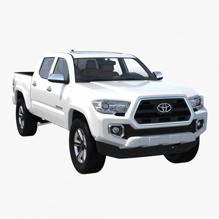 Toyota Tacoma 2016 Simple Interior 3D model