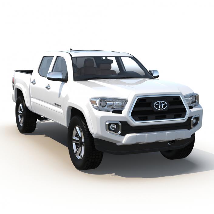 Toyota Tacoma 2016 Simple Interior 3D model