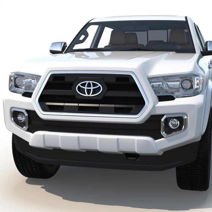 Toyota Tacoma 2016 Simple Interior 3D model