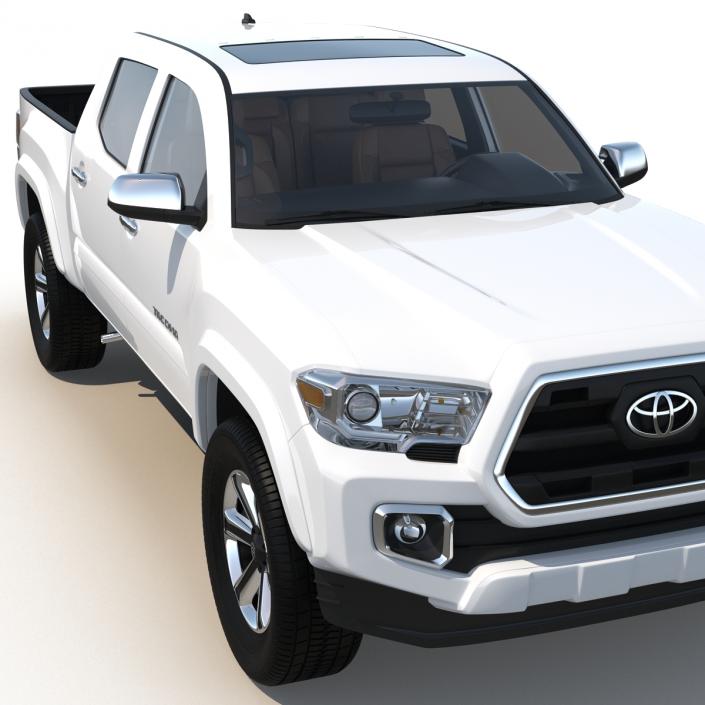 Toyota Tacoma 2016 Simple Interior 3D model