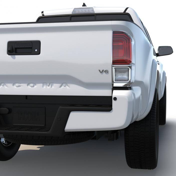 Toyota Tacoma 2016 Simple Interior 3D model