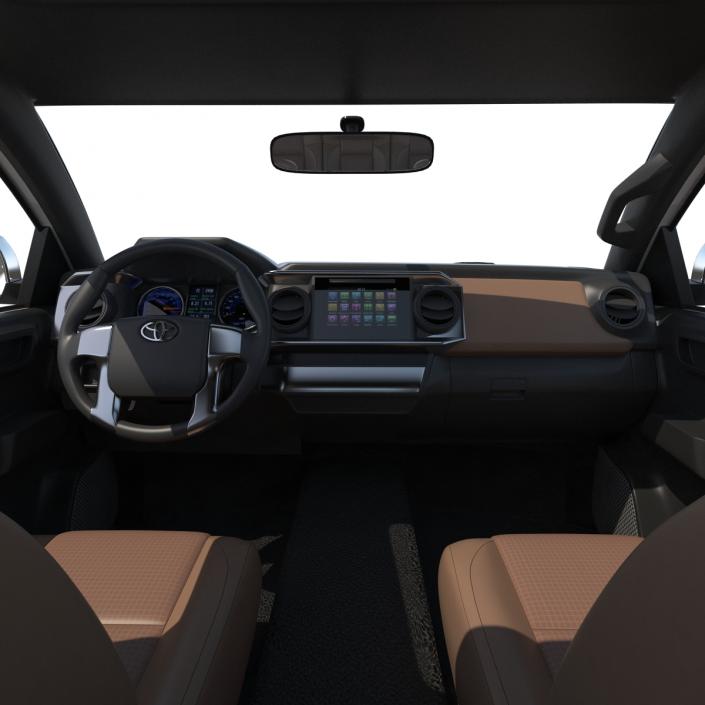 Toyota Tacoma 2016 Simple Interior 3D model