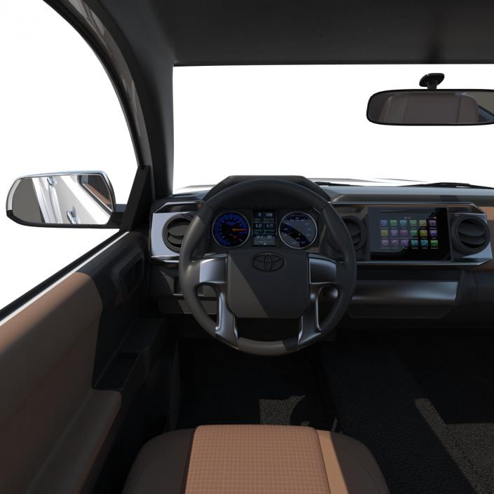 Toyota Tacoma 2016 Simple Interior 3D model