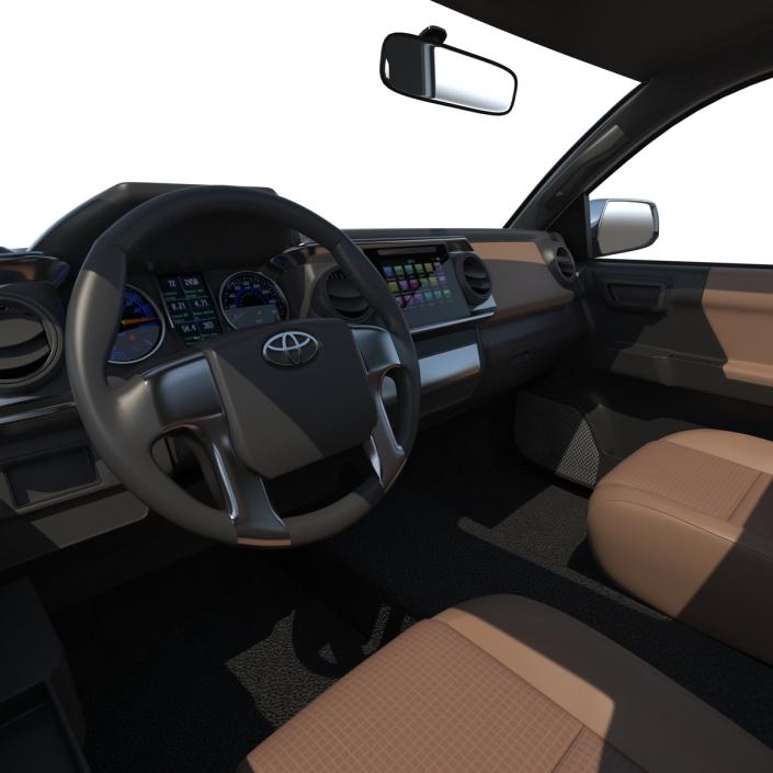 Toyota Tacoma 2016 Simple Interior 3D model