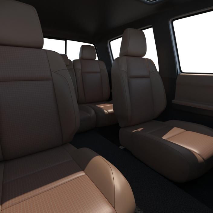 Toyota Tacoma 2016 Simple Interior 3D model