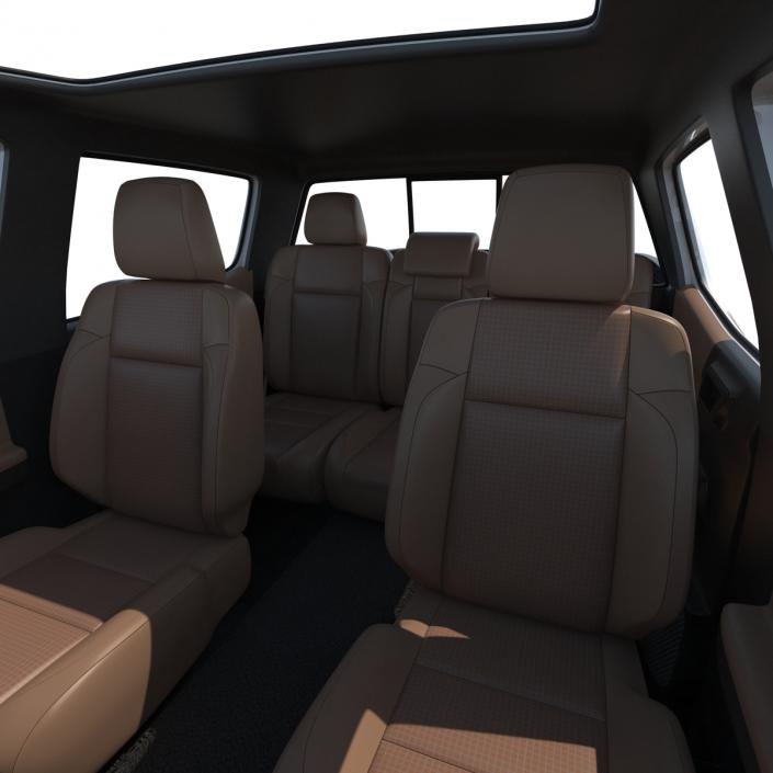 Toyota Tacoma 2016 Simple Interior 3D model