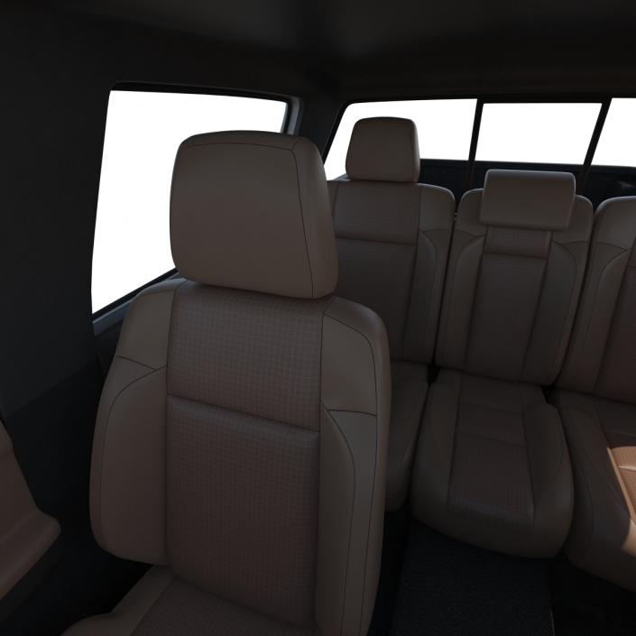 Toyota Tacoma 2016 Simple Interior 3D model