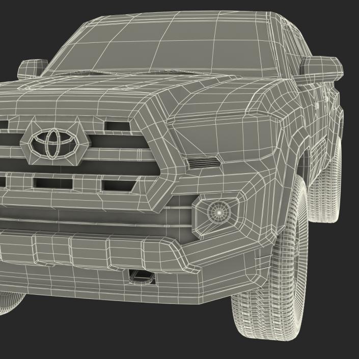 Toyota Tacoma 2016 Simple Interior 3D model