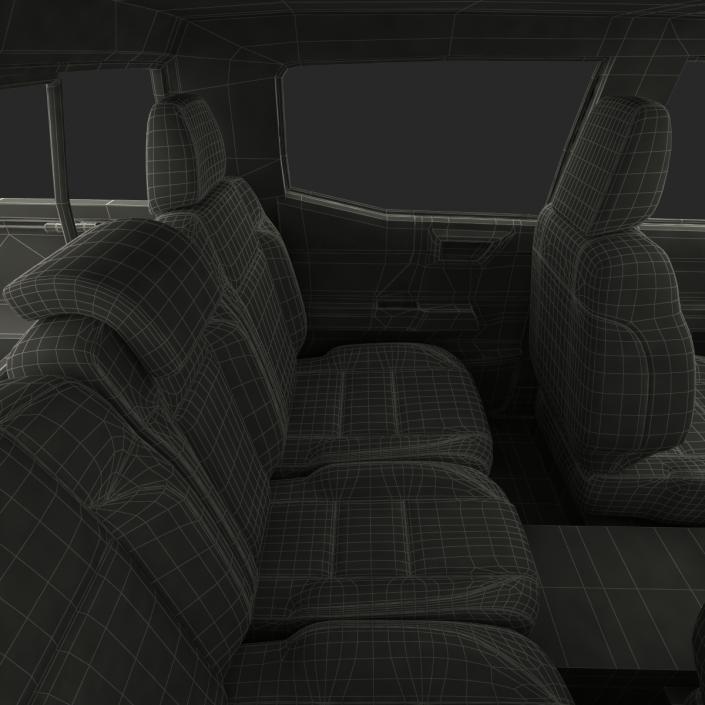 Toyota Tacoma 2016 Simple Interior 3D model