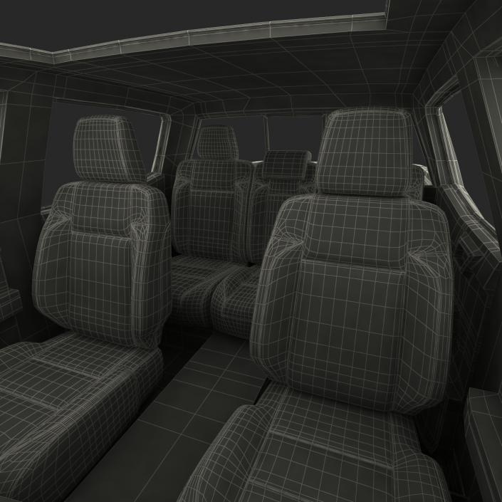 Toyota Tacoma 2016 Simple Interior 3D model