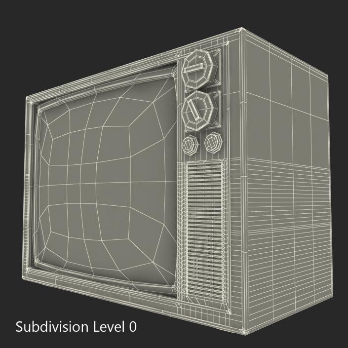 3D model Retro TV 5