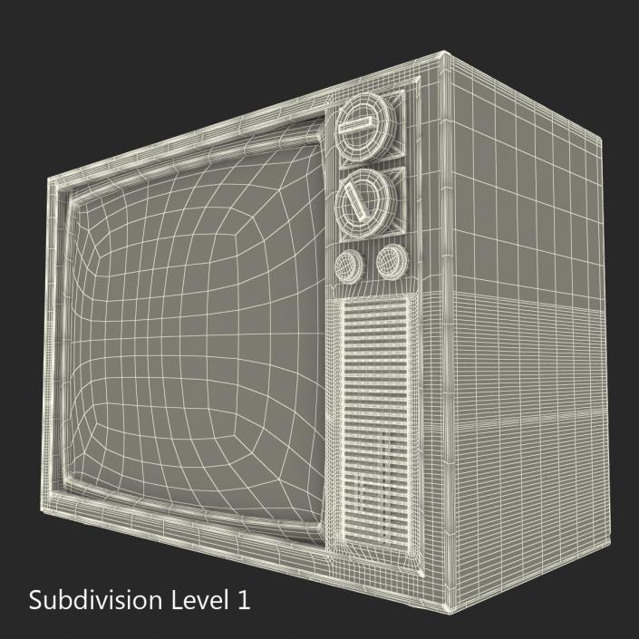 3D model Retro TV 5