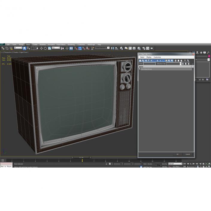 3D model Retro TV 5