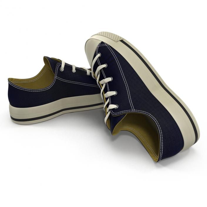 3D Sneakers Blue model