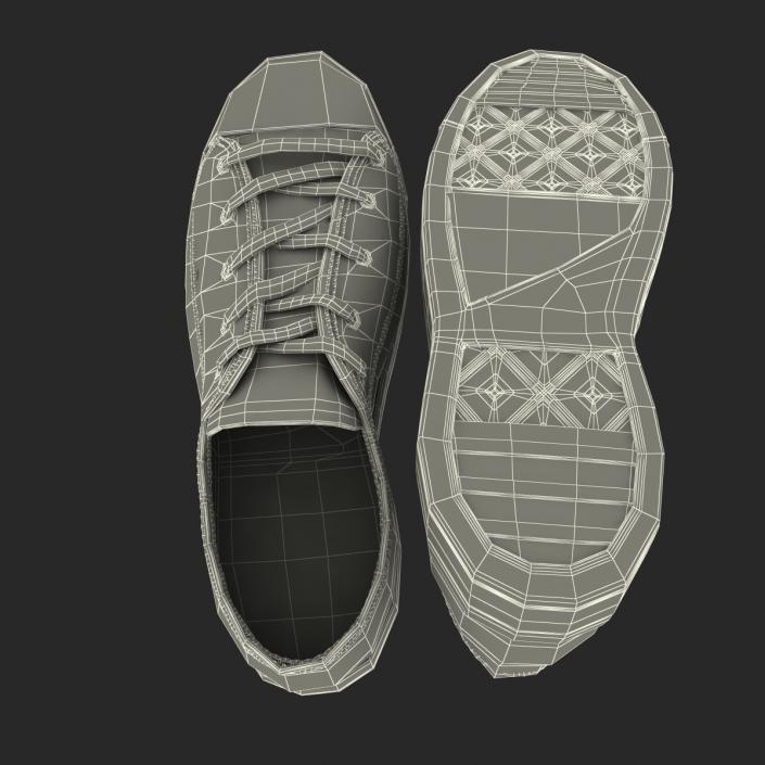 3D Sneakers Blue model