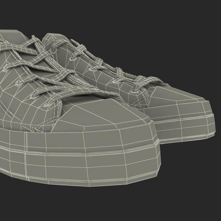 3D Sneakers Blue model