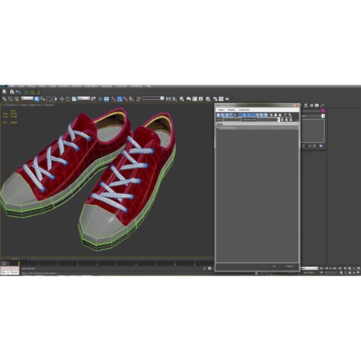 Sneakers Red 3D