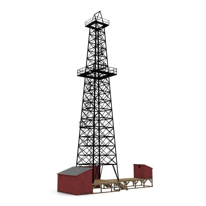 3D Oil Derrick 2 model