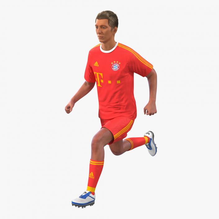 Soccer Player Bayern Rigged 2 3D model