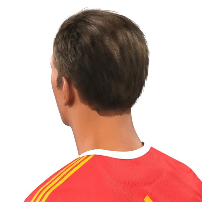 Soccer Player Bayern Rigged 2 3D model