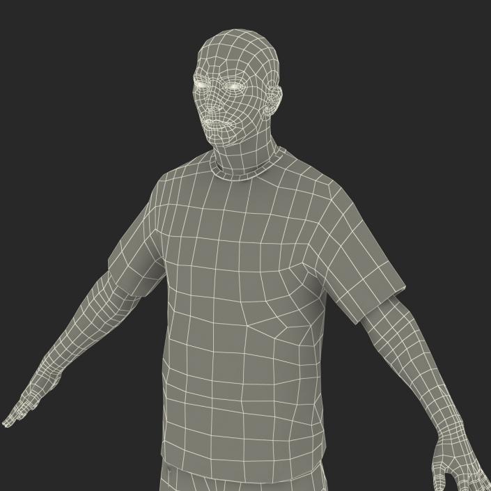 Soccer Player Bayern Rigged 2 3D model