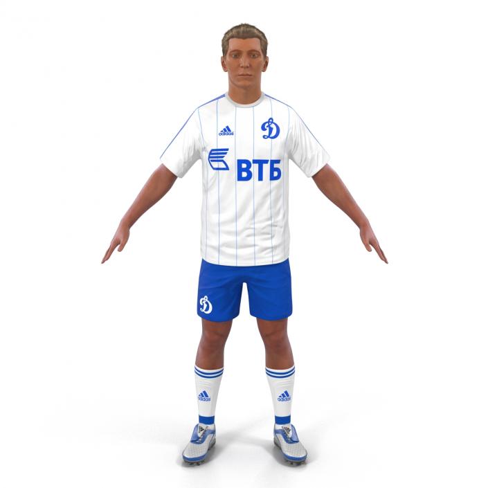 Soccer Player Dynamo Rigged 2 3D model