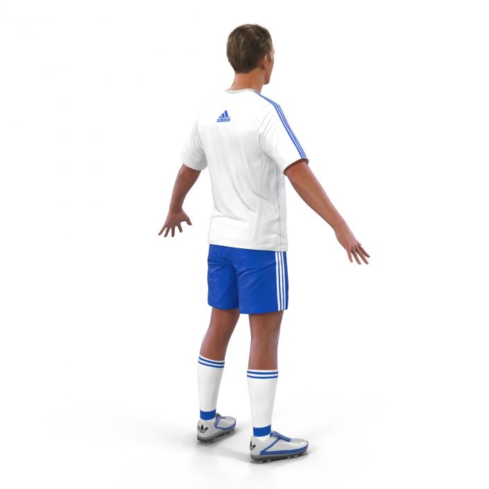 Soccer Player Dynamo Rigged 2 3D model