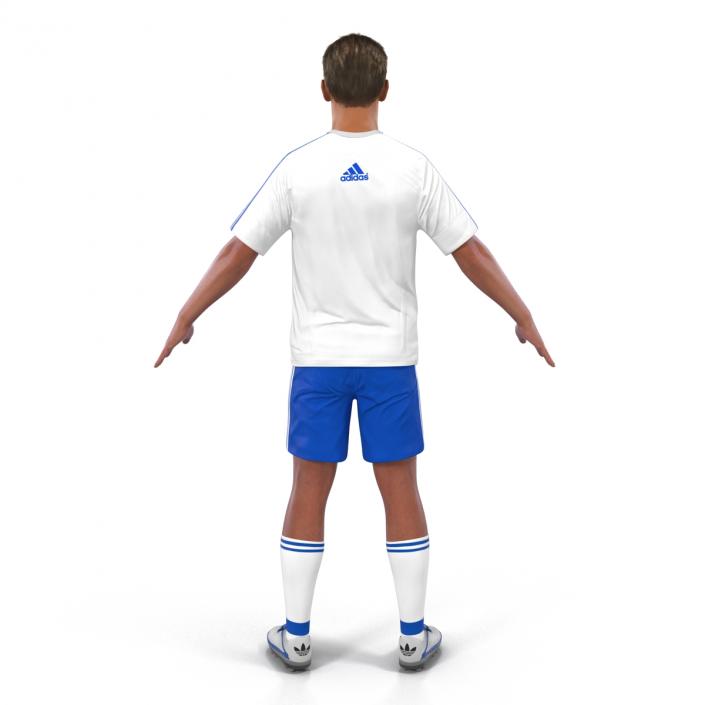 Soccer Player Dynamo Rigged 2 3D model