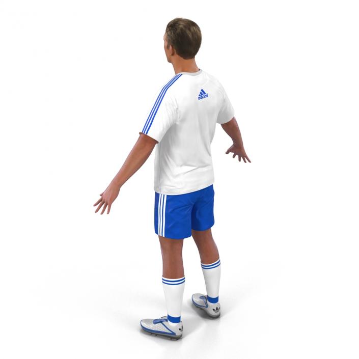 Soccer Player Dynamo Rigged 2 3D model