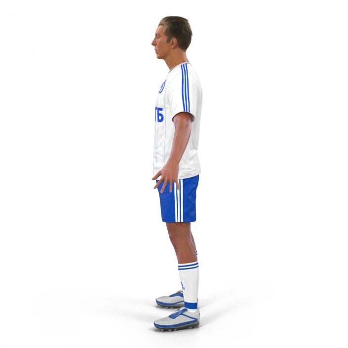 Soccer Player Dynamo Rigged 2 3D model