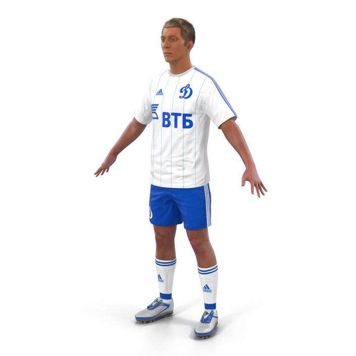 Soccer Player Dynamo Rigged 2 3D model