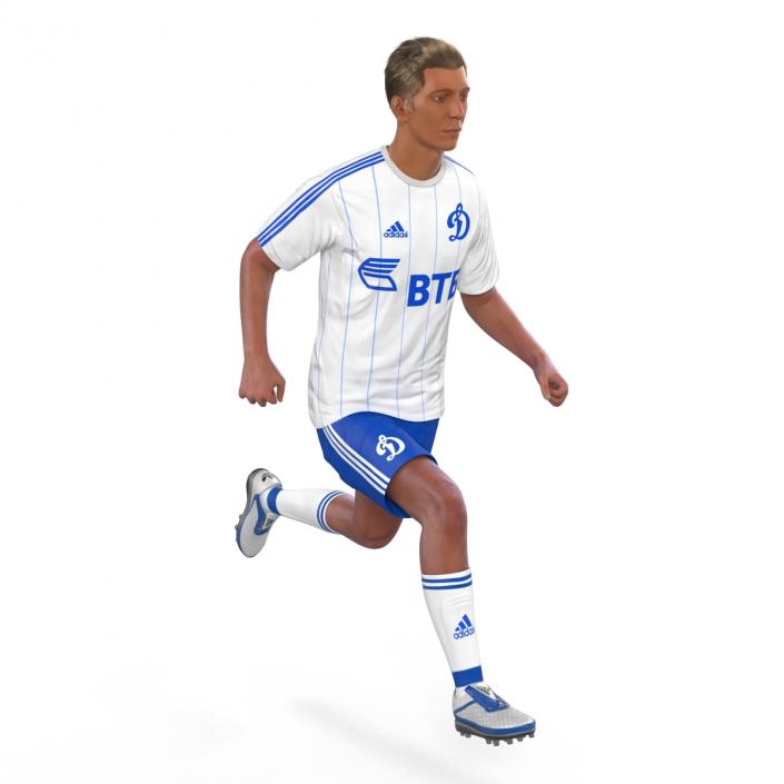 Soccer Player Dynamo Rigged 2 3D model