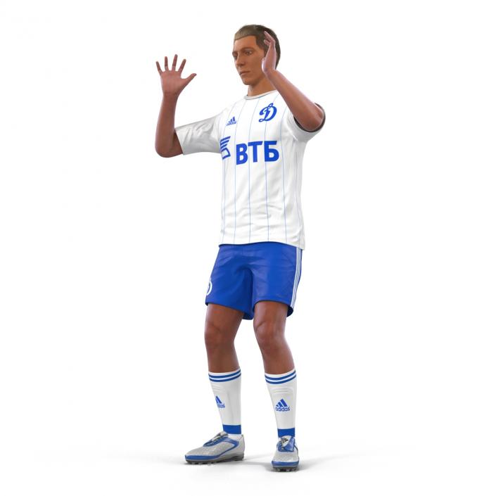 Soccer Player Dynamo Rigged 2 3D model