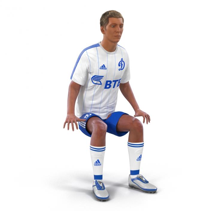 Soccer Player Dynamo Rigged 2 3D model