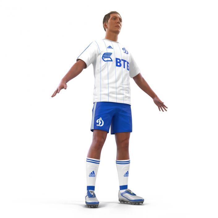 Soccer Player Dynamo Rigged 2 3D model