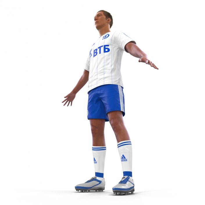 Soccer Player Dynamo Rigged 2 3D model