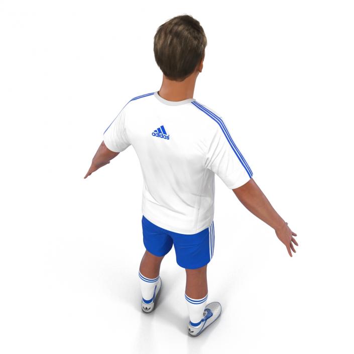 Soccer Player Dynamo Rigged 2 3D model