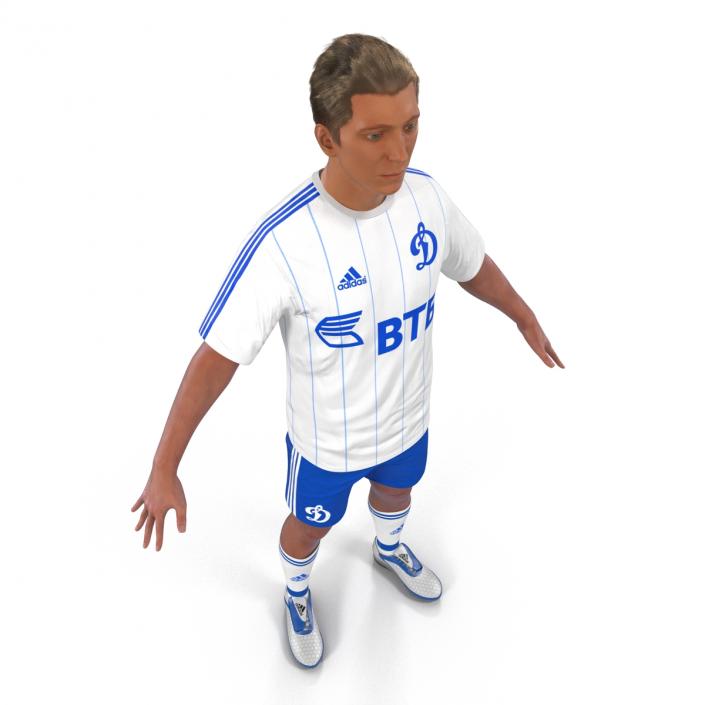 Soccer Player Dynamo Rigged 2 3D model