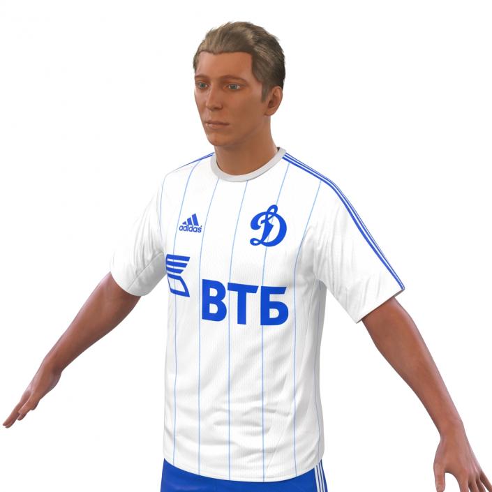 Soccer Player Dynamo Rigged 2 3D model