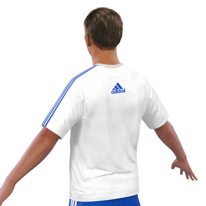 Soccer Player Dynamo Rigged 2 3D model